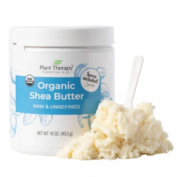 Organic shea butter 16oz jar front 960x960