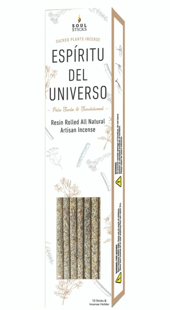 PALO SANTO SANDALWOOD RESIN ROLLED ARTISAN ESPIRITU INCENSE