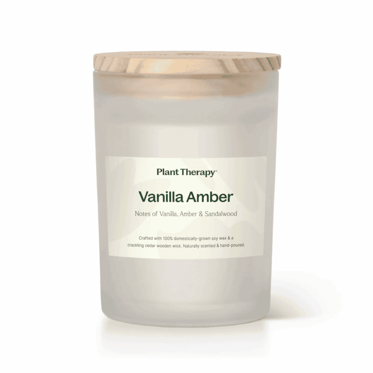 Vanilla amber candle 01