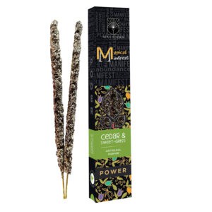 Cedar sweetgrass artisanal incense sticks