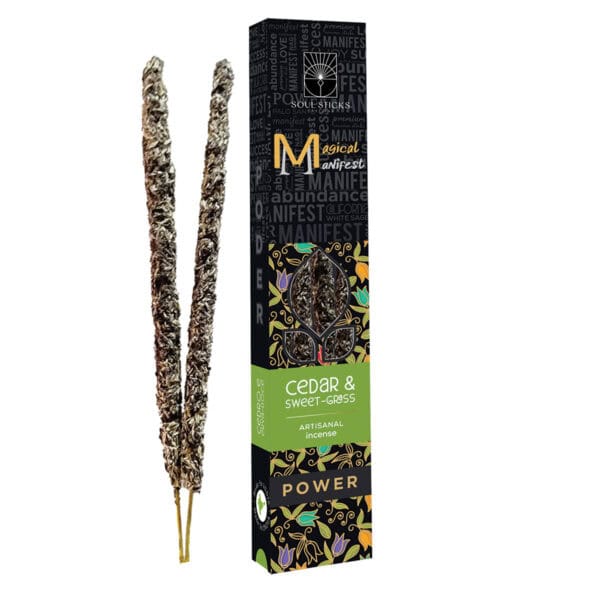 Cedar sweetgrass artisanal incense sticks