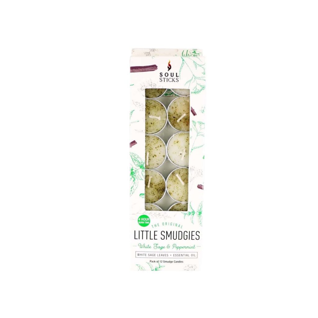 LITTLE CANDLES WHITE SAGE PEPPERMINT PACK