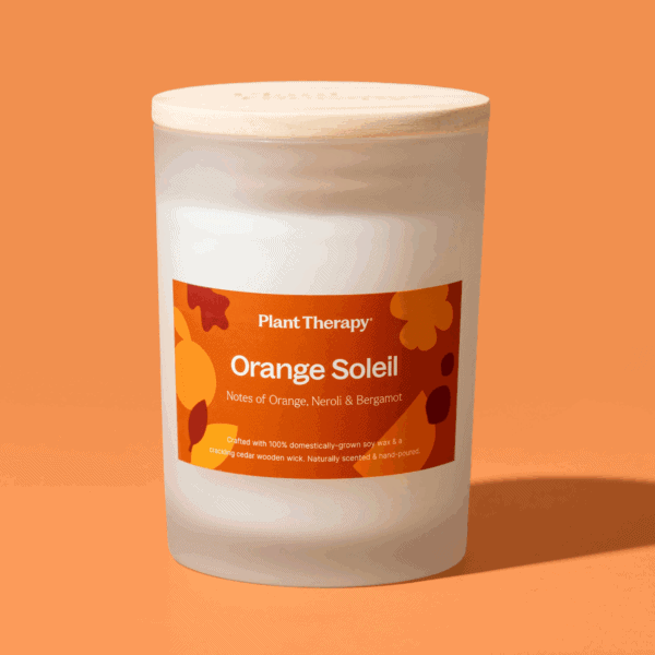Orange soleil candle 09