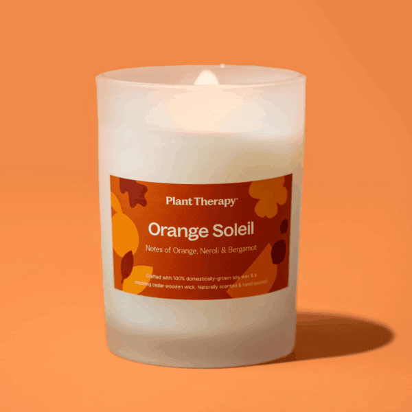 Orange soleil candle 10