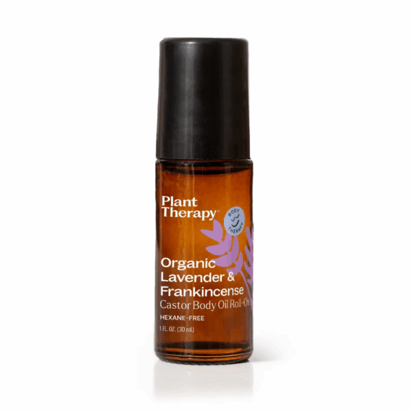 Organic Lavender Frankincense Castor Body oil Rollon ISO